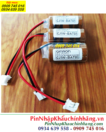 Omron CJ1W-BAT01, Pin nuôi nguồn PLC Omron CJ1W-BAT01 lithium 3.6v 1100mAh, Xuất xứ Nhật 